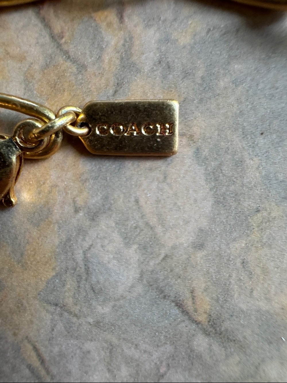 Coach Gold-Tone Mini Purse Pendant Necklace - Picture 3 of 3